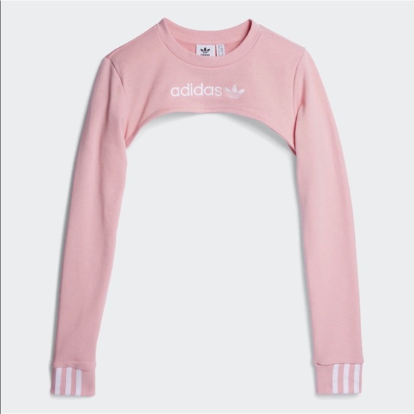 adidas Sweaters - New with tags Adidas SHRUG SWEATER Pink / Rose M